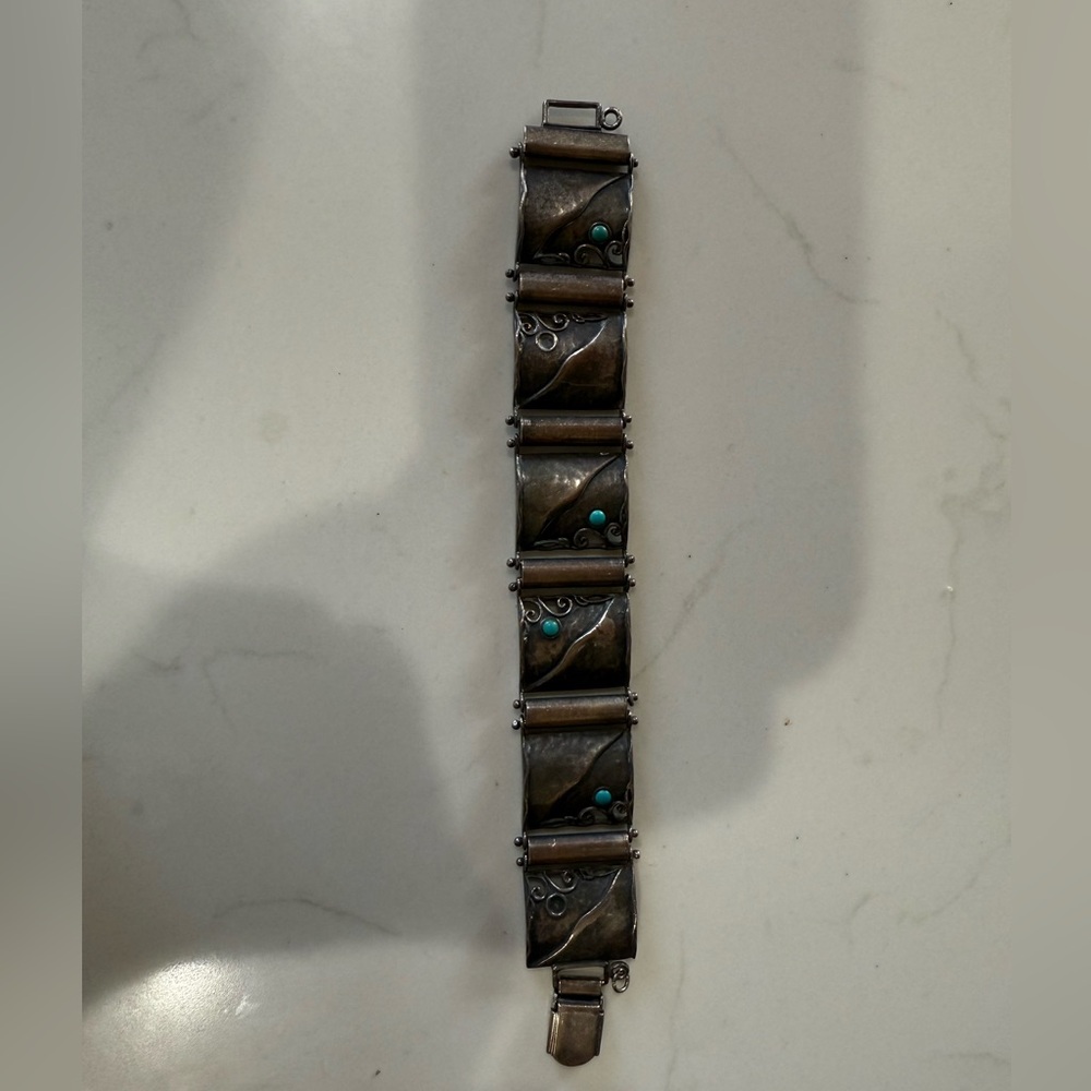 Vintage Sterling Silver Shablool Bracelet Made in Israel